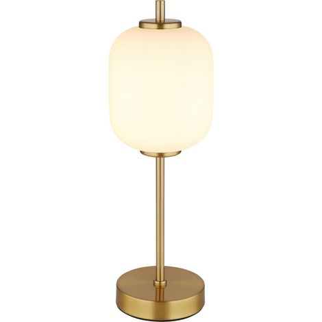 Globo - lámpara de mesa - EWALD - bronce - vidrio - Ø 14cm - LED (1/5)