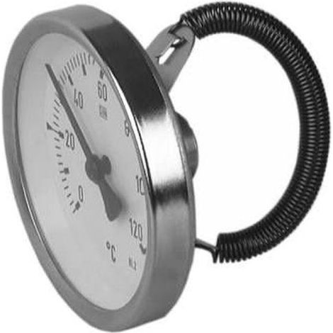 Termometro bimetallico a contatto ATh 63F, diametro 63 mm, 0-120°C, classe 2.0