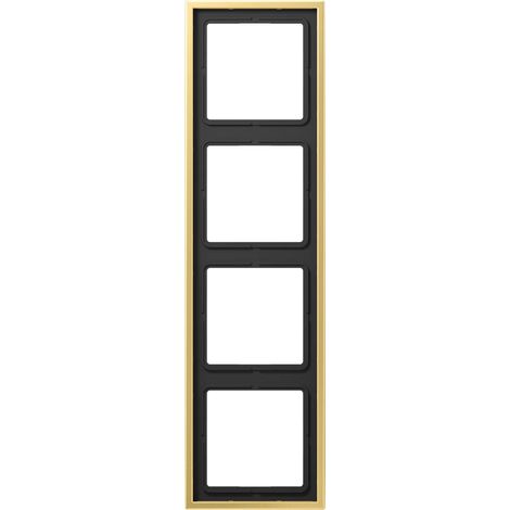 Jung Cadre 4 fois, LS 990, Laiton classic, montage vertical et horizontal ME 2984 C