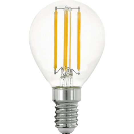 Eglo Ampoule LED E14, lampe classique forme goutte, éclairage rétro, 7 (1/4)