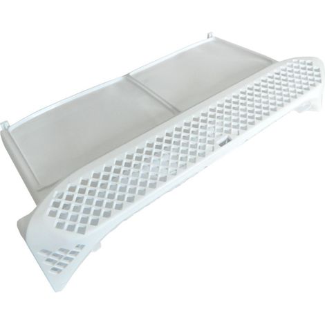Filtre peluches  42204991 pour Sèche linge AYA, CONTINENTAL EDISON, DAEWOO, ESSENTIEL B, FAR, HIGHONE, LINETECH, LISTO, MANHATTAN, OCEANIC, OXFORD, QILIVE, SABA, SHARP, SOGELUX, TECHNICAL, TELEFUNKEN,
