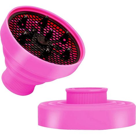 Diffuseur universel pliable pour sèche-cheveux - Outil de qualité professionnelle, léger, pliable et portable pour les voyages (1/4)