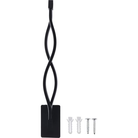 applique murale intérieure-LED Wall Light – Lampe Murale Spirale Moderne Éclairage Doux pour Chambre Séjour Hall (45.5cm) (1/5)