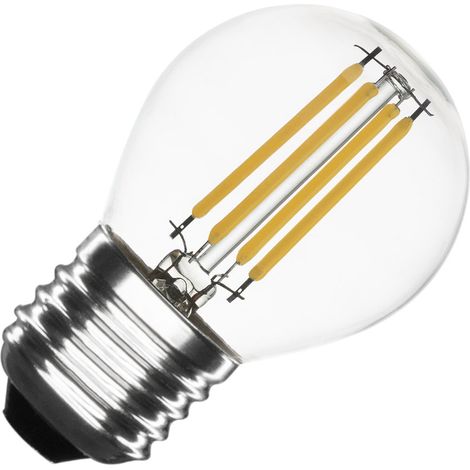 Bombilla Filamento LED E27 Casquillo Gordo 4W 470 lm G45 No Flicker 2700K Blanco Cálido