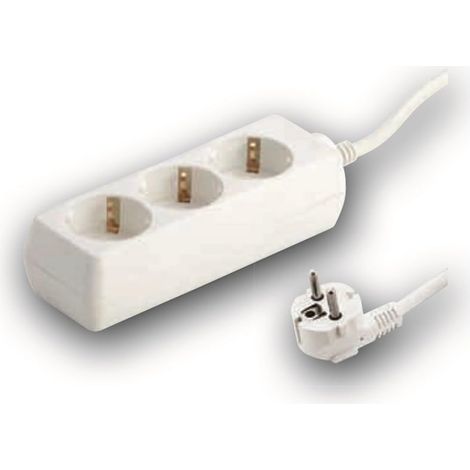 Base III avec Prises + T/T + câble 3 x 1,5 m de 1,5 m, pour des connexions électriques sûres et efficaces, des performances optimales dans vos projets d'installation électrique.