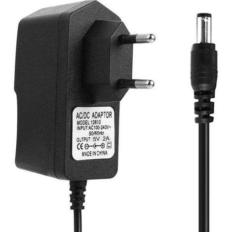 TRADE SHOP - Alimentatore Universale 220 V Ca A 5v Cc Adattatore Di Alimentazione 2a Q-dc303 - (1/5)