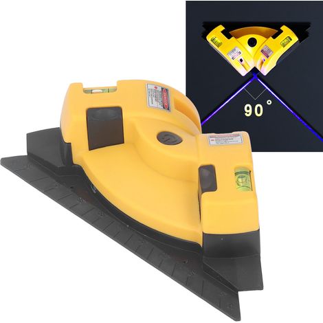Niveau à bulle LV-01GR Sharp à lumière verte, niveau d'angle à lumière verte, ligne de sol à lumière verte, niveau dédié à la pose de dalles à angle droit, niveau multifonctionnel de haute précision (1/5)