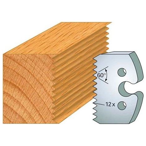 Gioco 2 mazze Classic PROFILO N°203 Altezza 50 Spessore 5,5mm