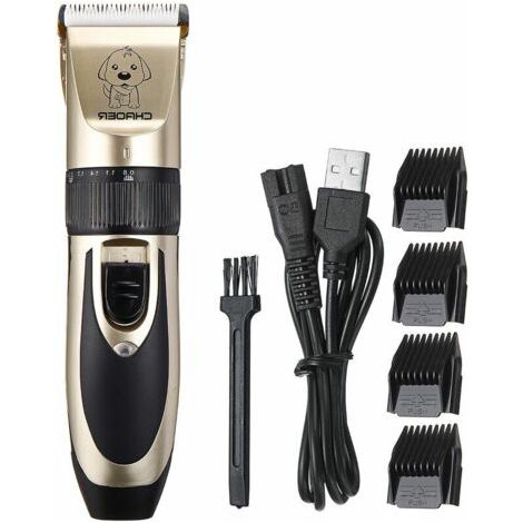 Tondeuse à cheveux électrique professionnelle USB Pr chien chat toilettage d'animaux (1/3)