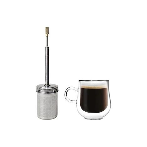 French-Press-Kaffeebereiter, French-Press-Kaffee- und Teebereiter, wiederverwendbare Kaffeefilter