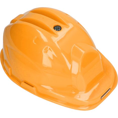 Casque de sécurité ventilé à climatisation intelligente, protection solaire estivale et pare-soleil (norme US 100-240V, version simple double ventilateurs, batterie intégrée), jaune (1/5)