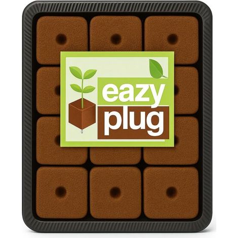 Eazy Plug Anzuchtwürfel 12 Stück Pflanzenanzucht Stecklinge Keimung Anzucht (1/5)