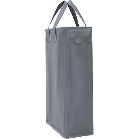 45L Paniers à Linge avec Poignées(Gris Foncé), Pliable Panier à Linge Mince Sac à Linge en Tissue Oxford Rectangulaire Corbeilles à Linge Sac de Rangement pour Salle de Bain 39x19x60CM (1/5)