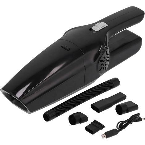 Aspirateur voiture 120W 4500pa portable, recharge USB, pour maison, bureau et auto (1/5)