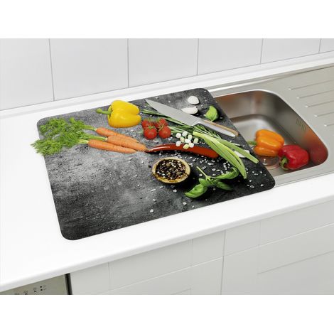 Herdabdeckplatte ROSEMARRY, Glas, 56 x 50 cm (1/5)