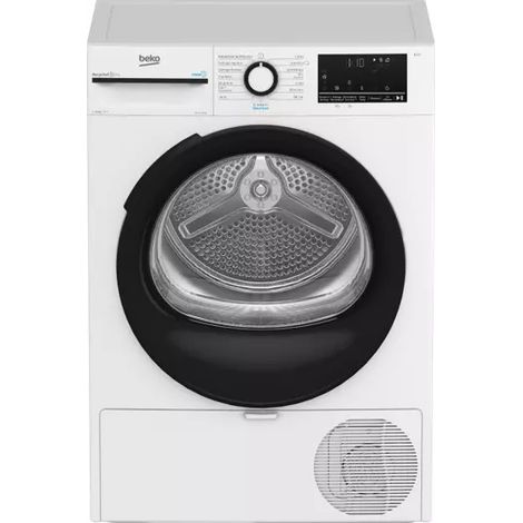 Beko – Sèche-linge pompe à chaleur 11kg – Capacité 11kg – Classe d'efficacité énergétique D – Efficacité de condensation B – Tambour inox Aquawave