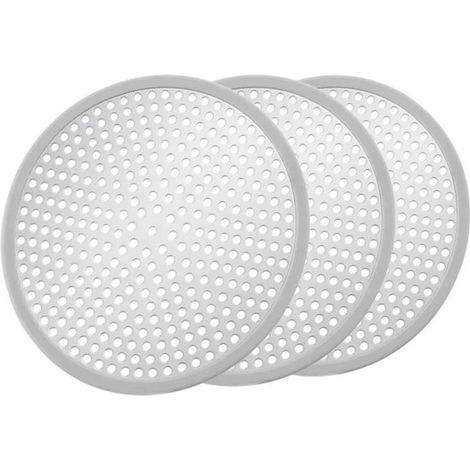 3-teiliges Set aus Abflussabdeckungen aus Edelstahl 304, geeignet für Badezimmer- und Waschbeckenabflüsse, verhindert die Ansammlung von Haaren und festen Ablagerungen. (1/5)