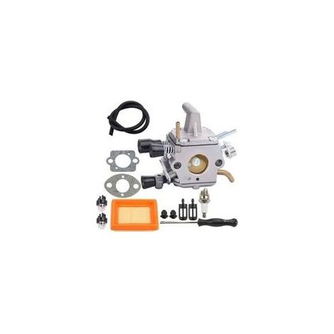 Carburateur compatible Stihl FS120/FS200/FS250 - Référence 41341200653/41341200652 - Pour trononneuses/débroussailleuses - Fiable - Propriétaires de Stihl (1/4)