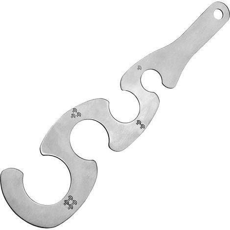 Outil de Mesure de Spaghetti en Acier Inoxydable à 4 Trous pour Spaghetti Pâtes Gadget Mesureur de Règle de Spaghetti, Outil de Mesure Rapide des Pâtes