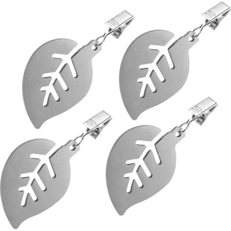 Lot de 4 poids pour nappe, pinces à linge, pendentif en argent (1/5)