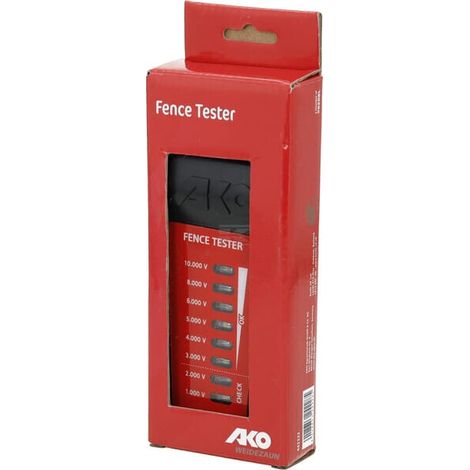 Tester per recinzione a 8 luci da 1,0 a 10000V AKO 442322