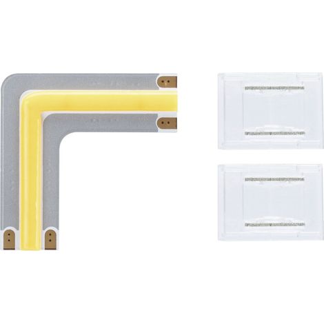 Paulmann MaxLED 500 Stripe-Ecke warmweiß Full-Line COB 90° silber (1/3)