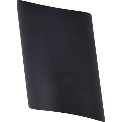 Applique murale LED noire, style européen moderne et minimaliste, résistante à l'humidité, pour couloir, escalier ou cour, lumière chaude, AC85-265V (1/5)