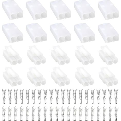 Connecteurs de Batterie Mâles Et Femelles avec Bornes Compatible avec 7,2 V NIMH Adaptés Chargeur de Radiocommande Contrôleur de Vitesse Moteur (1/5)