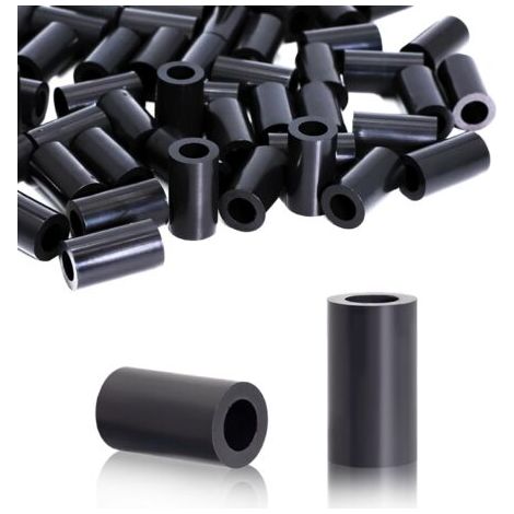 60 runde ABS-Abstandshalter, isolierende Kunststoff-Abstandshalter, M8-Kunststoffscheiben für M8-Schrauben (14 x 25 mm) für Leiterplatten, elektrische Isolierung