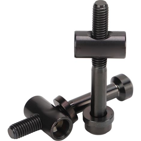 Lot de 2 vis de tige de selle RISK M5 x 40 mm, vis de fixation pour tige de selle de vélo, pièces de rechange noires pour le bricolage. (1/5)