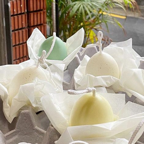 Moule à bougie en silicone en forme d'œuf pour création, moule à gâteau mousse au chocolat, moule à pâtisserie