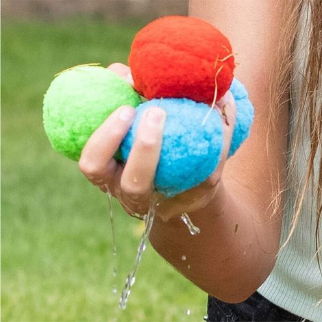 VURAHOME – Wasserabsorbierendes Poolspielzeug, Strandspielzeug für draußen, wiederverwendbares Wasserspielzeug, 20 Stück (1/4)