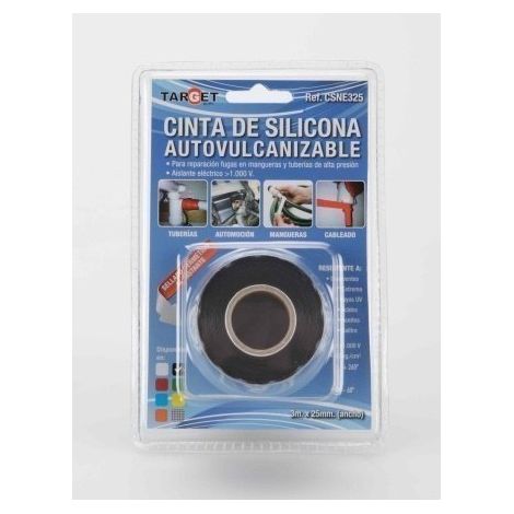 Cinta Sil 25Mmx  3Mt Autovulcanizable Transparente Target