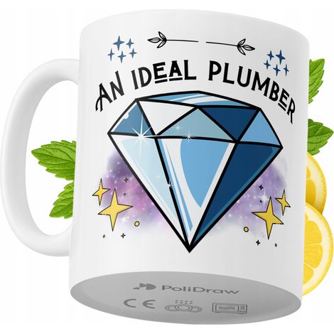Taza divertida para fontanero, taza de café o té con diseño gráfico y texto humorístico. Taza ideal para cumpleaños, santos y días festivos. Taza premium para ocasiones especiales en casa, la oficina  (1/5)