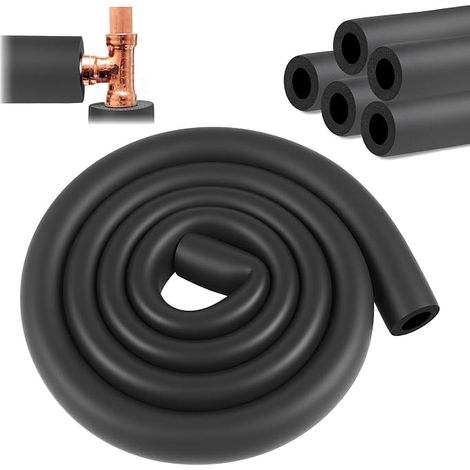Insulation Pipe Heating Ø6mm Foam Pipe 2M Black (1/5)