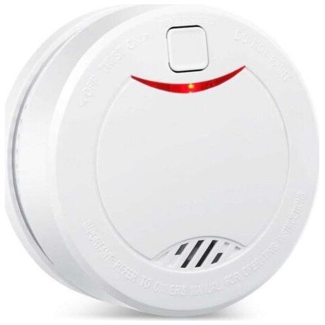 Ulisem Fire Detector with Photoelectric Sensor, Automated Test for Home/Store/Business (1 Piece) (1/4)