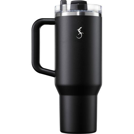 Lurch Big Cup Thermobecher, Edelstahl, 1,2 l, Schwarz