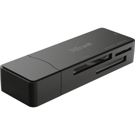 Trust NANGA Kartenleser USB 3.2 Gen 1 (3.1 Gen 1) Type-A Schwarz (1/3)