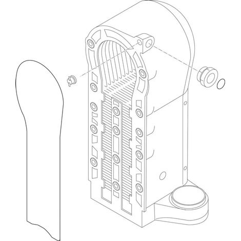 BOSCH Scambiatore di calore, 87154069400