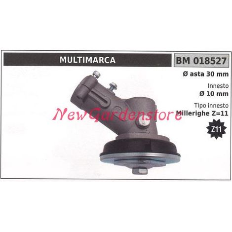 Coppia conica decespugliatore 018527 Ø asta 30 Ø innesto 10 millerighe Z 11