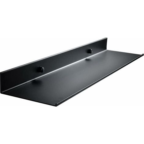 Étagère de Douche,Étagère Murale Flottante,Organiseur Douche Rangement Tablette de Douche,Tablette de Douche Noire,1 Pièce (1/5)