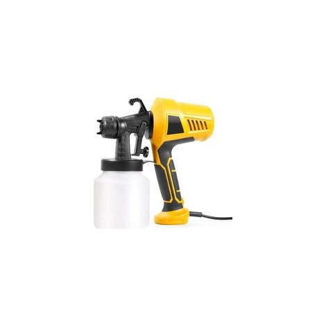 Pistolet à Peinture HVLP 500W, Pulvérisateur Électrique 800ML, Débit 1000ML/Min,3 Modes,pour Intérieur et Extérieur de Maison, Armoires, Clôtures, Plafonds (1/5)