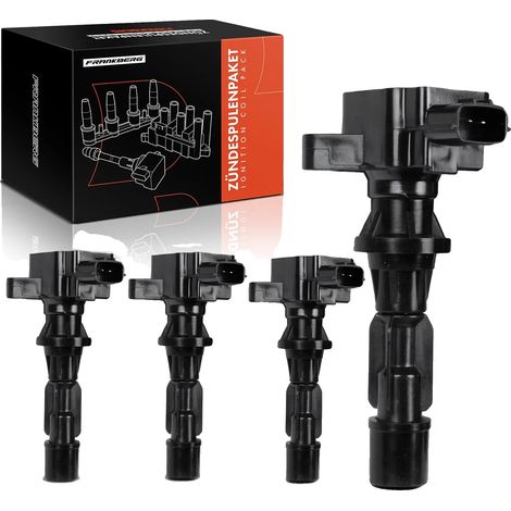 Bobina di accensione, 14V, 3 contatti di collegamento, compatibile con modelli Mazda, plastica ad alte prestazioni, dimensioni compatte standard (1/5)