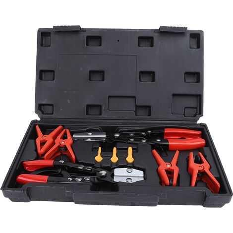 Jeu de pinces à pincer les tuyaux, pince Flexible en métal pour les conduites de voiture, radiateur, liquide de refroidissement de carburant