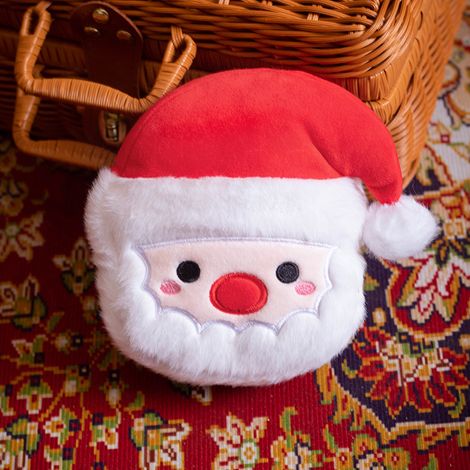 Coussin peluche décoration de Noël, sapin, bonhomme de neige et renne, poupée mignonne, oreiller pour canapé, ambiance festive (1/4)