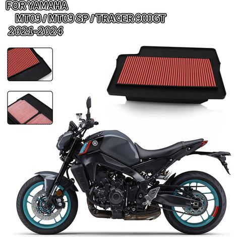 Suitable for Yamaha MT-09 FZ-09 XSR90 21-24 air filter element, air purifier, air filter.