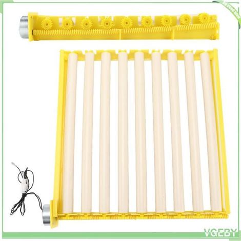 Plateau d'incubation d'œufs - FAFEICY - VGEBY - Rotation 360° - 56 œufs - ABS/PVC 43x42,5x5,5 cm (1/5)