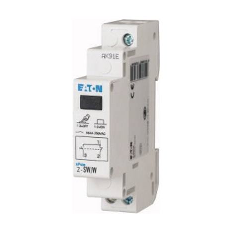 Interrupteur de commande 16 A 1 inverseur (RT) 250 V/AC Eaton 276303 (1/2)