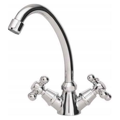 MISCELATORE LAVABO DA TERRA RETRO (1/2)
