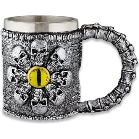 Harz Totenköpfe - Auge Becher